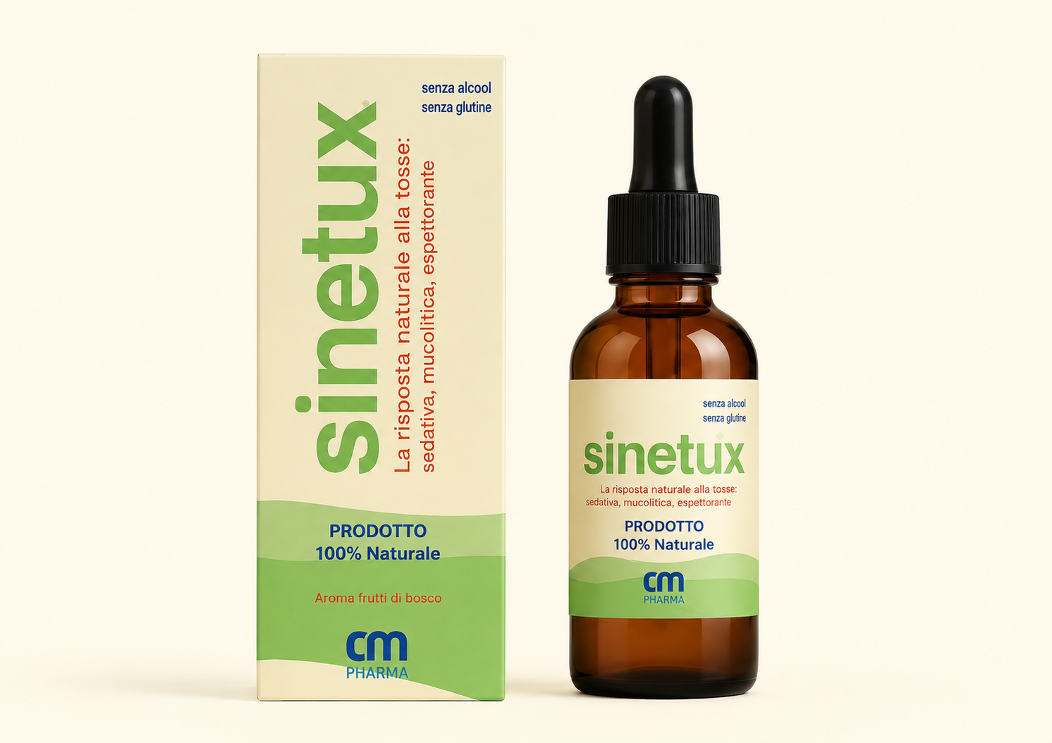 CMPharma Sinetux packaging